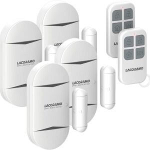 Alarma magnética 130dB 4 unidades + 2 mandos a distancia Lacoramo