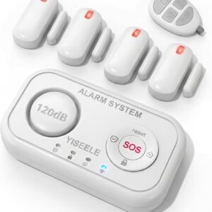 Alarma inalámbrica YISEELE 120dB con Alexa y Google Home