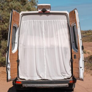Mosquitera Boho-Chic para techo alto RAM Promaster y autocaravanas