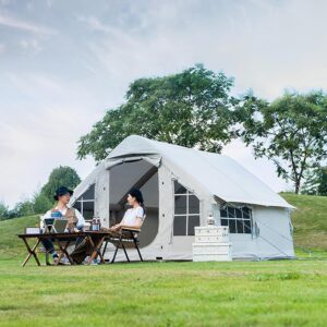 Tienda inflable camping 6-8 personas en 5 min