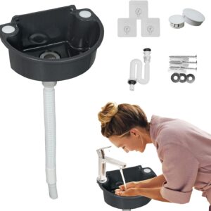 Fregadero de plástico Mocoli 75 cm gris para camping y obra