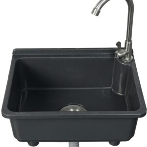 Fregadero utilitario Shawoo 17x13 cm con grifo