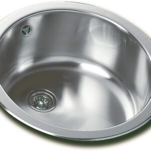 Fregadero Teka acero inox 18/10 1 cubeta 180mm