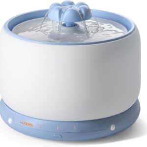 WOPET Fuente agua inalámbrica para gatos, 3L, cerámica