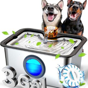 Fuente agua perros FurryPlanet SS304 3 galones
