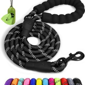 Correa para perros Taglory 1,2 m, resistente y reflectante
