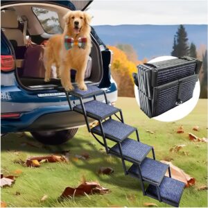 Escalera plegable para perros grandes (6 escalones, 250 lb)