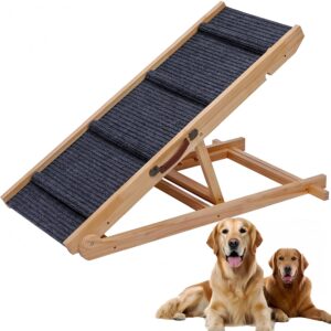 Rampa plegable ajustable para perros QUCHRYO
