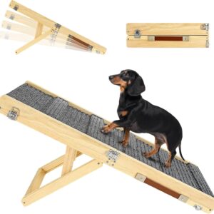 Rampa plegable para perros 2026 – 4 alturas ajustables