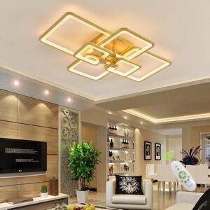 Lámpara LED techo moderna regulable SITAFU con mando