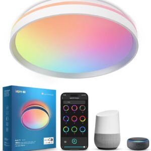 Lepro T1 Plafón LED Inteligente 24W RGB y Blanco, con Alexa y Sync Música