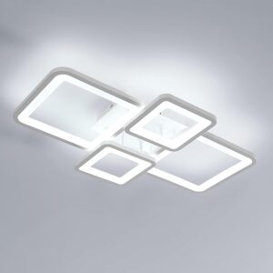 Lámpara LED Techo Moderna 56W 6500K Cuadrada Blanco