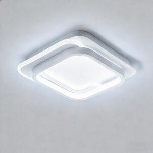 Plafón LED cuadrado 31W, IP44, 28cm - Aeyttoe