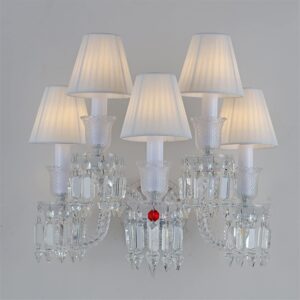 Lámpara de pared LEDFOR con cristal pulido
