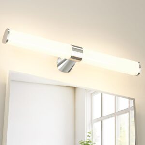 Lámpara Baño LED 60cm Plateada, 15W 1500lm IP44
