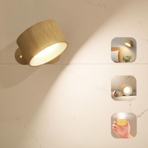 Coollamp Aplique Pared 360° 3 Modos Color y Brillo