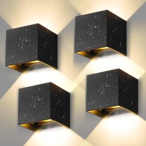CHENBEN Aplique Pared LED Exterior 12W 4 uds. IP65