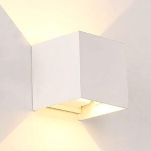 Aplique LED Cube 12W Blanco Exterior/Interior, CCT Regulable