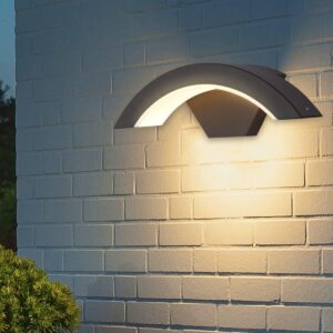 Lámpara LED pared 24W metal IP54 aluminio 3000K Aiskdan