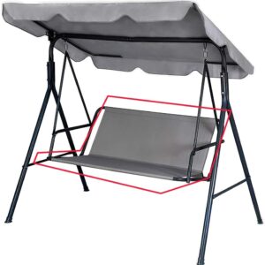 Funda Asiento Jardín WingFly Impermeable Gris 115x48cm