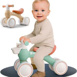 Mallie® Bicicleta sin pedales 1-2 años con cesta regalo