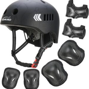 Kit protección niños KAMUGO: casco, rodilleras y más