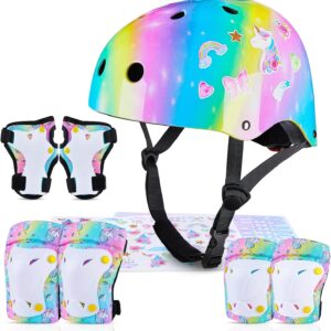 Casco infantil unicornio 7 en 1 ajustable 3-8 años