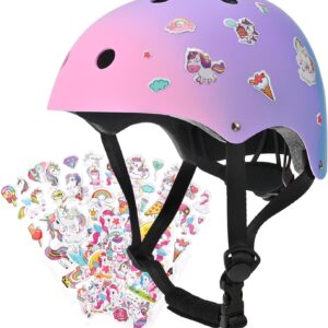 Casco bici infantil ajustable para niñas 3-14 años
