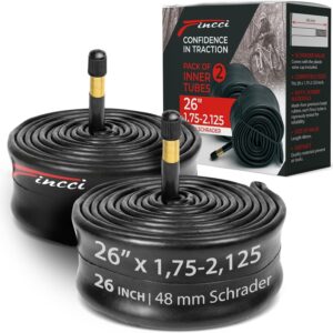 Cámaras Bicicleta 26" Fincci Pack 2 - Válvula Schrader
