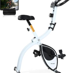 ISE Bicicleta estática plegable Cardio Training SY-810L