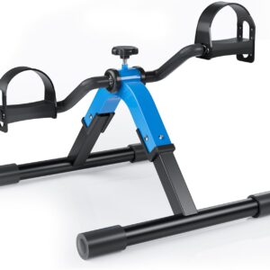 RYGEO Pedaleador Estático Plegable para Piernas y Brazos