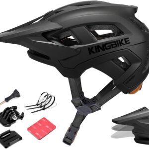 KINGBIKE Casco MTB profesional NTA-8776 con cámara