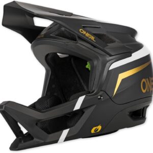 Casco MTB O'NEAL Transition Flash EN1078 negro/blanco/oro