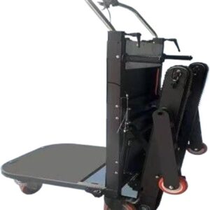 Carro escaleras plegable con asistencia eléctrica negro