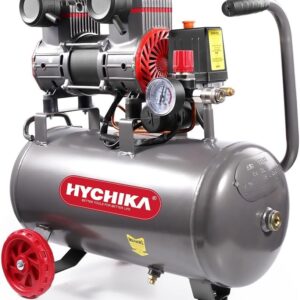 HYCHIKA Compresor Aire Silencioso 8 Bar 24L 1100W