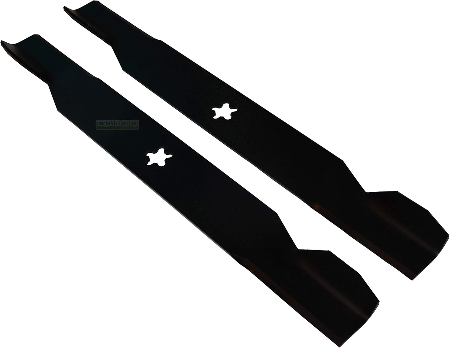 Juego de 2 cuchillos 46 cm para cortacésped AYP, Husqvarna y más