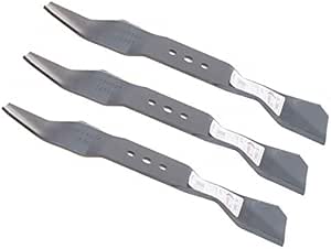 Juego de 3 cuchillas 3 en 1 para Husqvarna Rider 94 cm
