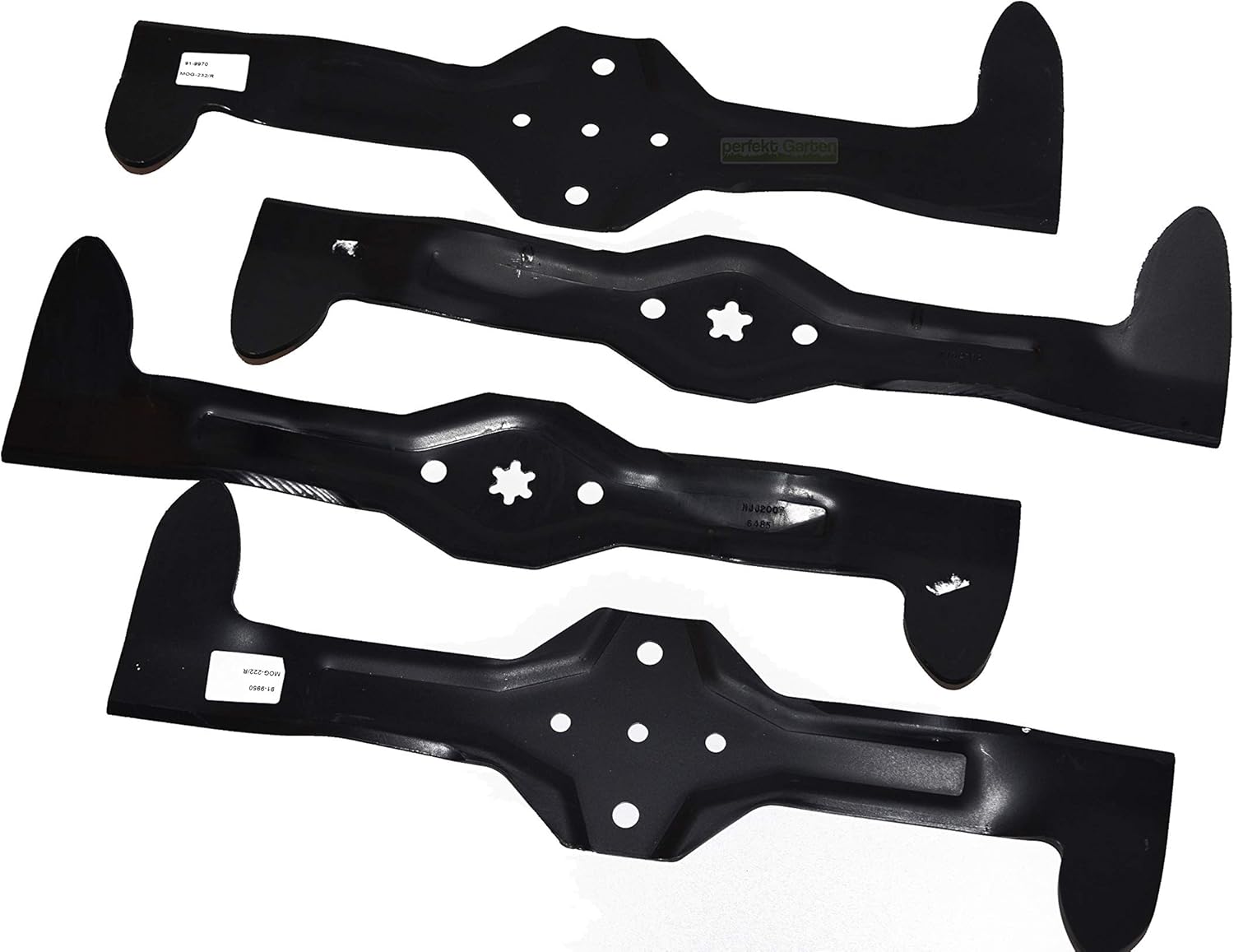 Juego de 4 cuchillas para cortacésped Husqvarna 54,3 cm