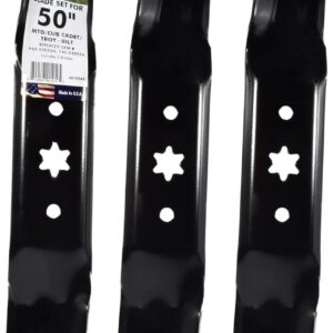 Juego de cuchillas MaxPower 561558B para MTD/Cub Cadet 50"