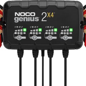NOCO GENIUS2X4: Cargador inteligente 8A 4 bancos para baterías 6V/12V