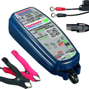 TecMate TM-470 - Cargador OptiMate 0,8A para baterías LiFePO4 4S