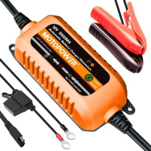 MOTOPOWER MP00205B Cargador 12V automático naranja