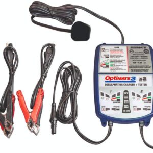 OptiMate Optimizador 2 bancos para batería 12V motocicleta