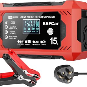 Cargador inteligente de batería 15A 12V para coche EAFCar