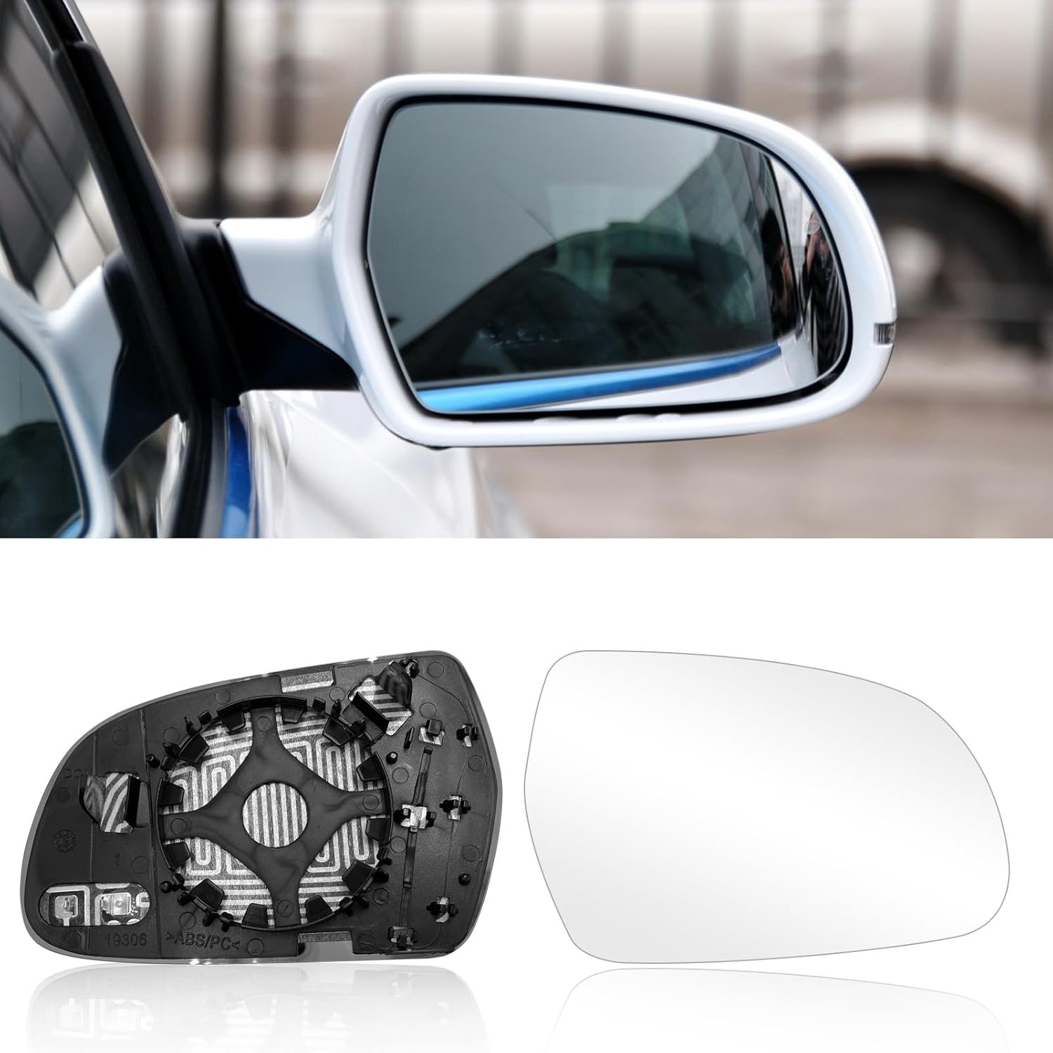 Espejo retrovisor derecho calefactable Audi A3/A4/A5