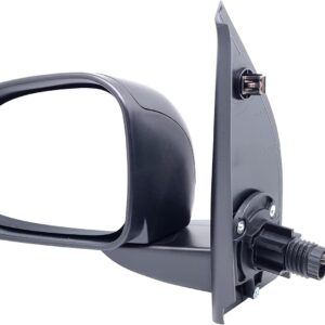 Espejo retrovisor externo negro para Fiat Panda 2009-2011