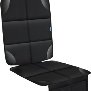 Protector asiento coche niños con acolchado y bolsillos