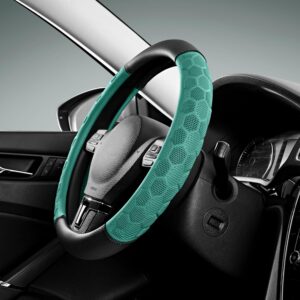Funda para volante de masaje PIC AUTO, patron fútbol, transpirable
