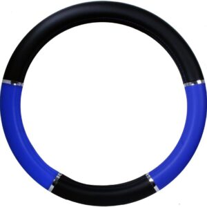 Funda para volante Grand General 54013, negro y azul (18")
