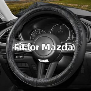 Funda para volante Mazda - Piel premium negra CACAWIZ